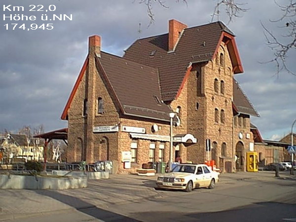 Empfangsgebäude vor dem Umbau (DB-Zeit)